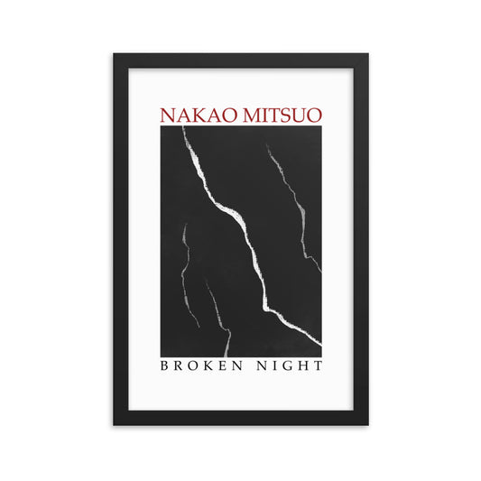 Framed poster  - Nakao Mitsuo, "Broken night"