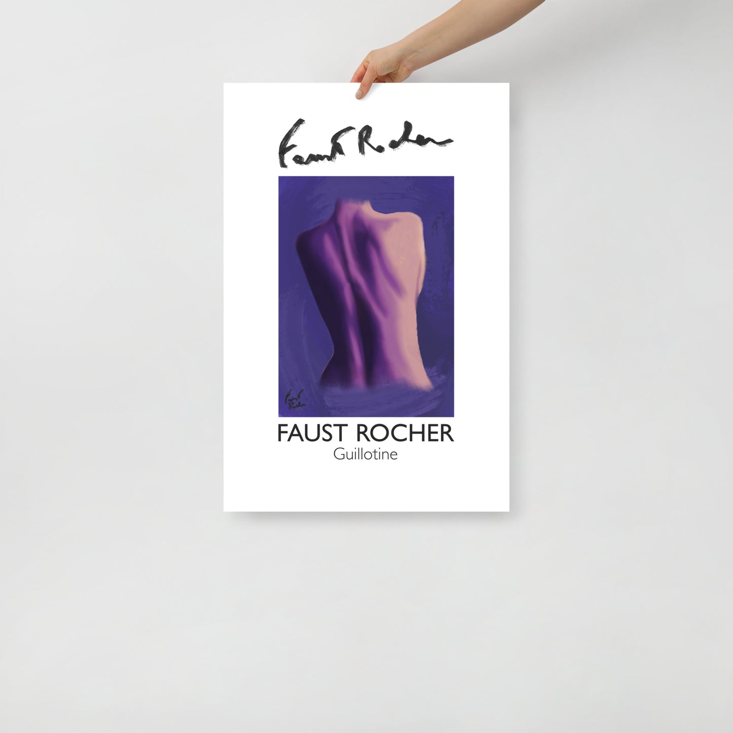 Poster - Faust Rocher, "Guillotine"