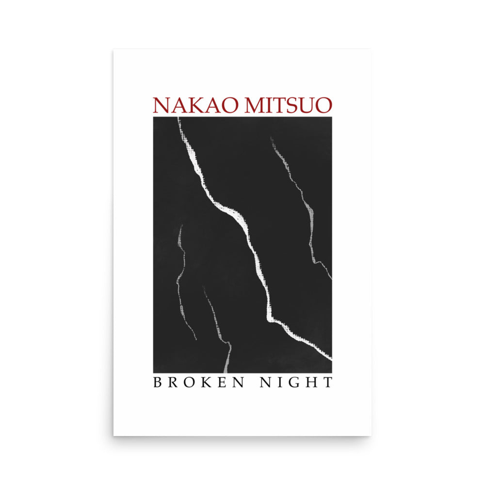 Poster - Nakao Mitsuo, "Broken night"