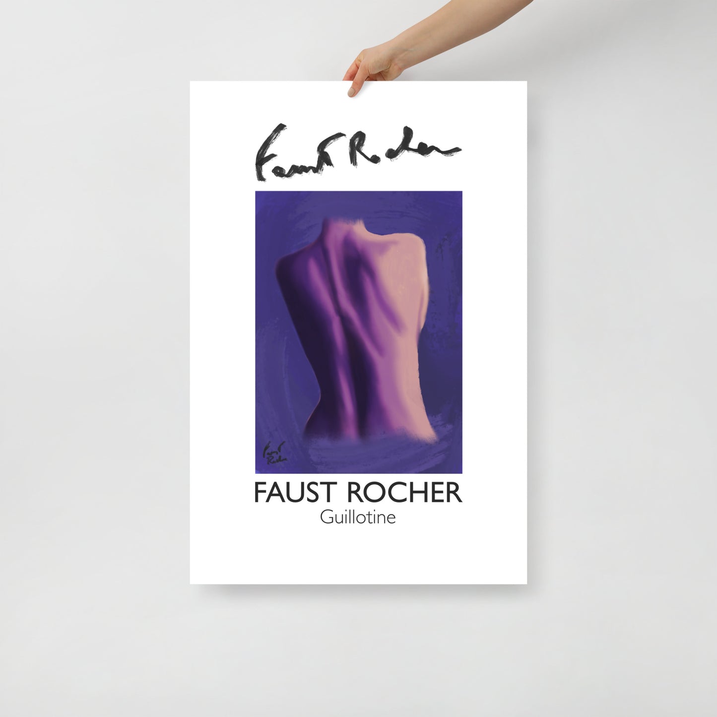 Poster - Faust Rocher, "Guillotine"